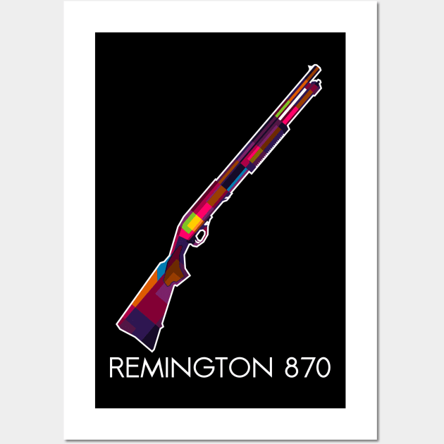 Remington 870 Tacticle Wall Art by wpaprint